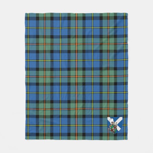 Scotts MacCorquodale Tartan Pset Fleece Deken (Voorkant)