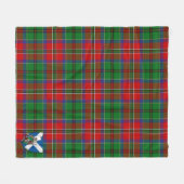 Scotts MacCulloch Schotse ruitpatroon Fleece Deken (Voorkant (Horizontaal))