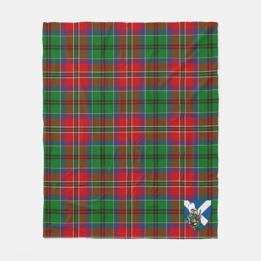 Scotts MacCulloch Tartan Pset Fleece Deken (Voorkant)