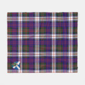 Scotts MacDonald Dress Modern Tartan Pset Fleece Deken (Voorkant (Horizontaal))