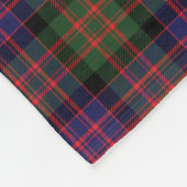 Scotts MacDonald Modern Tartan Plaid Fleece Deken (Hoek)