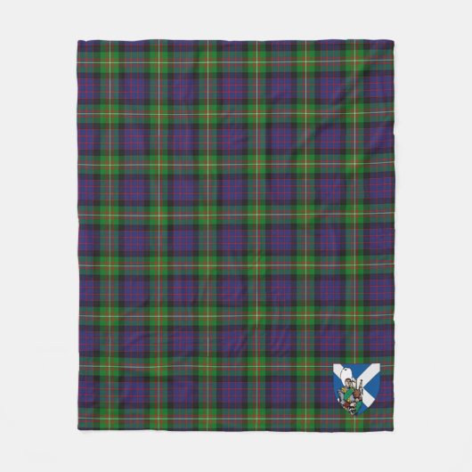 Scotts MacDonell of Glengarry Tartan Pset Fleece Deken (Voorkant)