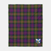 Scotts MacDonnell of Glengarry Modern Tartan Pset Fleece Deken (Voorkant)