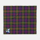 Scotts MacDonnell of Glengarry Modern Tartan Pset Fleece Deken (Voorkant (Horizontaal))