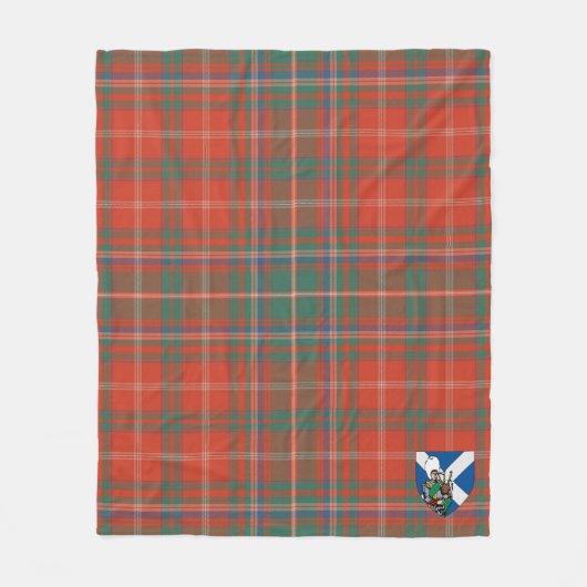 Scotts MacDougall Ancient Tartan Plaid Fleece Deken (Voorkant)