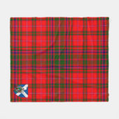 Scotts MacDougall Modern Tartan Pset Fleece Deken (Voorkant (Horizontaal))