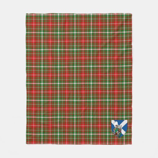 Scotts MacDougall of Lochcarron Tartan Pset Fleece Deken (Voorkant)