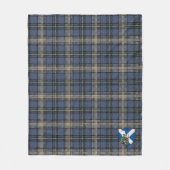 Scotts MacDowall lichte tartan ruit Fleece Deken (Voorkant)