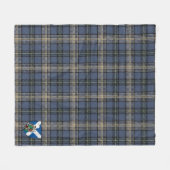 Scotts MacDowall lichte tartan ruit Fleece Deken (Voorkant (Horizontaal))