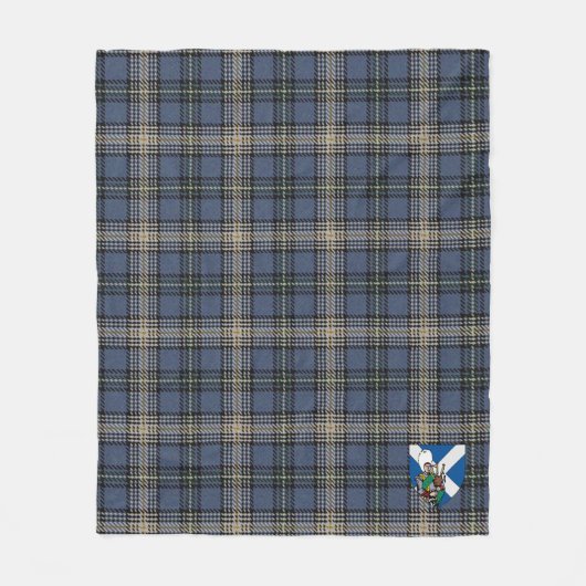 Scotts MacDowall Light Tartan Pset Fleece Deken (Voorkant)