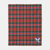 Scotts MacDuff Hunting Ancient Tartan Pset Fleece Deken (Voorkant)