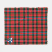 Scotts MacDuff Hunting Ancient Tartan Pset Fleece Deken (Voorkant (Horizontaal))