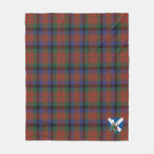 Scotts MacDuff Hunting Modern Tartan Pset Fleece Deken (Voorkant)
