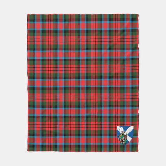 Scotts MacDuff Modern Tartan Pset Fleece Deken (Voorkant)