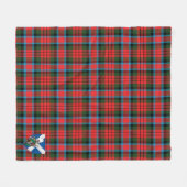 Scotts MacDuff Modern Tartan Pset Fleece Deken (Voorkant (Horizontaal))
