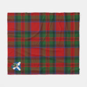Scotts MacDuff Tartan Pset Fleece Deken (Voorkant (Horizontaal))