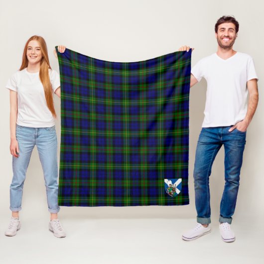 Scotts MacEwan Schotse Plaid Fleece Deken (In situ)