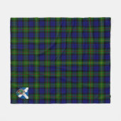 Scotts MacEwan Tartan Plaid Fleece Deken (Voorkant (Horizontaal))
