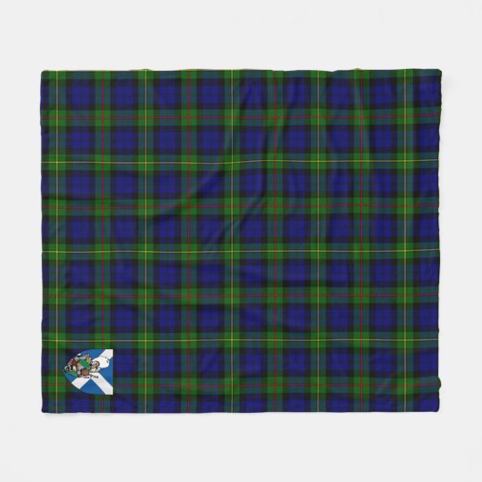 Scotts MacEwan Tartan Plaid Fleece Deken (Voorkant (Horizontaal))