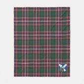 Scotts MacFarlane Hunting Ancient Tartan Pset Fleece Deken (Voorkant)