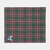 Scotts MacFarlane Hunting Ancient Tartan Pset Fleece Deken (Voorkant (Horizontaal))