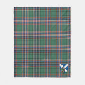 Scotts MacFarlane Hunting Modern Tartan Pset Fleece Deken (Voorkant)