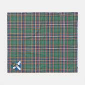 Scotts MacFarlane Hunting Modern Tartan Pset Fleece Deken (Voorkant (Horizontaal))