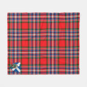 Scotts MacFarlane Modern Tartan Pset Fleece Deken (Voorkant (Horizontaal))
