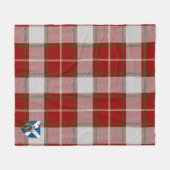 Scotts MacFie Tartan Pset Fleece Deken (Voorkant (Horizontaal))