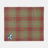 Scotts MacGillivray Hunting Ancient Tartan Pset Fleece Deken (Voorkant (Horizontaal))