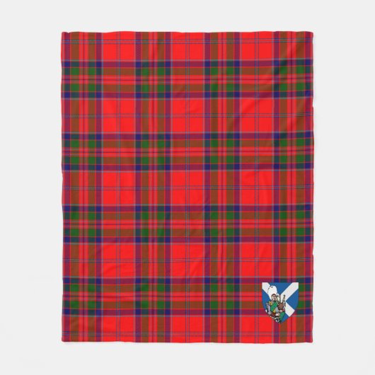 Scotts MacGillivray Modern Tartan Pset Fleece Deken (Voorkant)