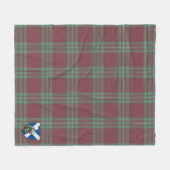 Scotts MacGregor Hunting Ancient Tartan Pset Fleece Deken (Voorkant (Horizontaal))
