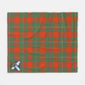 Scotts MacGregor Modern Schotse Plaidrutige Stof Fleece Deken (Voorkant (Horizontaal))