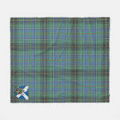 Scotts MacInnes Ancient Tartan Pset Fleece Deken (Voorkant (Horizontaal))
