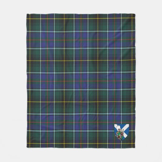 Scotts MacInnes Modern Tartan Pset Fleece Deken (Voorkant)