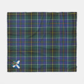 Scotts MacInnes Modern Tartan Pset Fleece Deken (Voorkant (Horizontaal))
