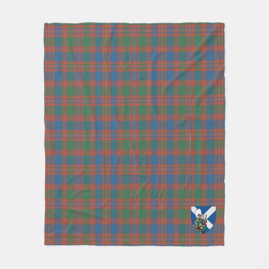 Scotts MacIntyre Ancient Tartan Pset Fleece Deken (Voorkant)