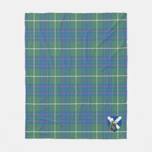 Scotts MacIntyre Hunting Ancient Tartan Pset Fleece Deken (Voorkant)