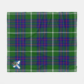 Scotts MacIntyre Hunting Modern Tartan Pset Fleece Deken (Voorkant (Horizontaal))
