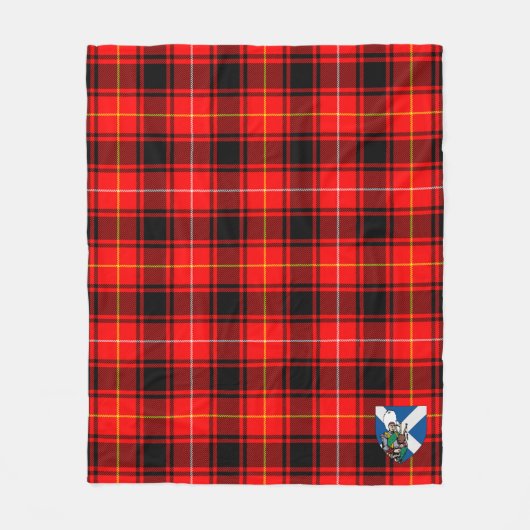Scotts MacIntyre Modern Tartan Pset Fleece Deken (Voorkant)