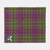 Scotts MacIntyre of Glenorchy paars Tartan Pset Fleece Deken (Voorkant (Horizontaal))