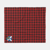 Scotts MacIver Schotse Plaid Fleece Deken (Voorkant (Horizontaal))