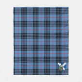 Scotts MacKay Tartan Pset Fleece Deken (Voorkant)