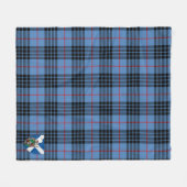 Scotts MacKay Tartan Pset Fleece Deken (Voorkant (Horizontaal))