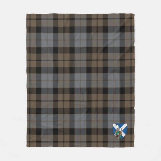 Scotts MacKay Weathered Tartan Pset Fleece Deken (Voorkant)