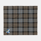 Scotts MacKay Weathered Tartan Pset Fleece Deken (Voorkant (Horizontaal))