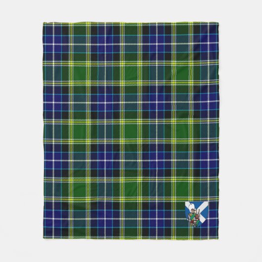 Scotts MacKellar Tartan Pset Fleece Deken (Voorkant)