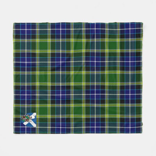 Scotts MacKellar Tartan Pset Fleece Deken (Voorkant (Horizontaal))