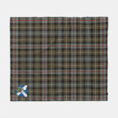Scotts MacKenzie Weathered Tartan Pset Fleece Deken (Voorkant (Horizontaal))