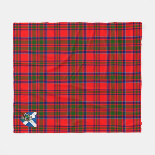 Scotts MacKillop Tartan Plaid Fleece Deken (Voorkant (Horizontaal))